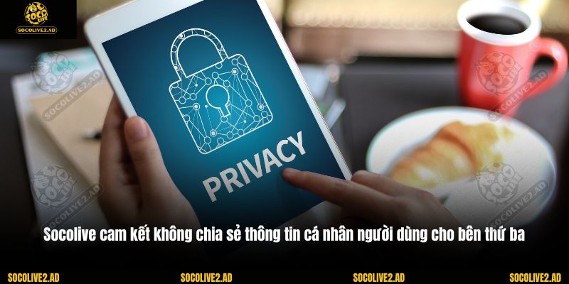 Socolive cam kết không chia sẻ thông tin cá nhân người dùng cho bên thứ ba